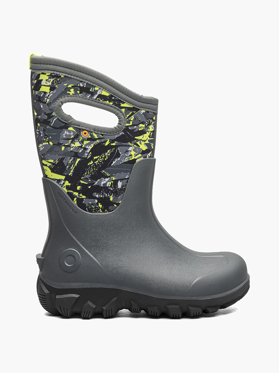 Classic Seamless Edgy Camo Kids' Winter Boots