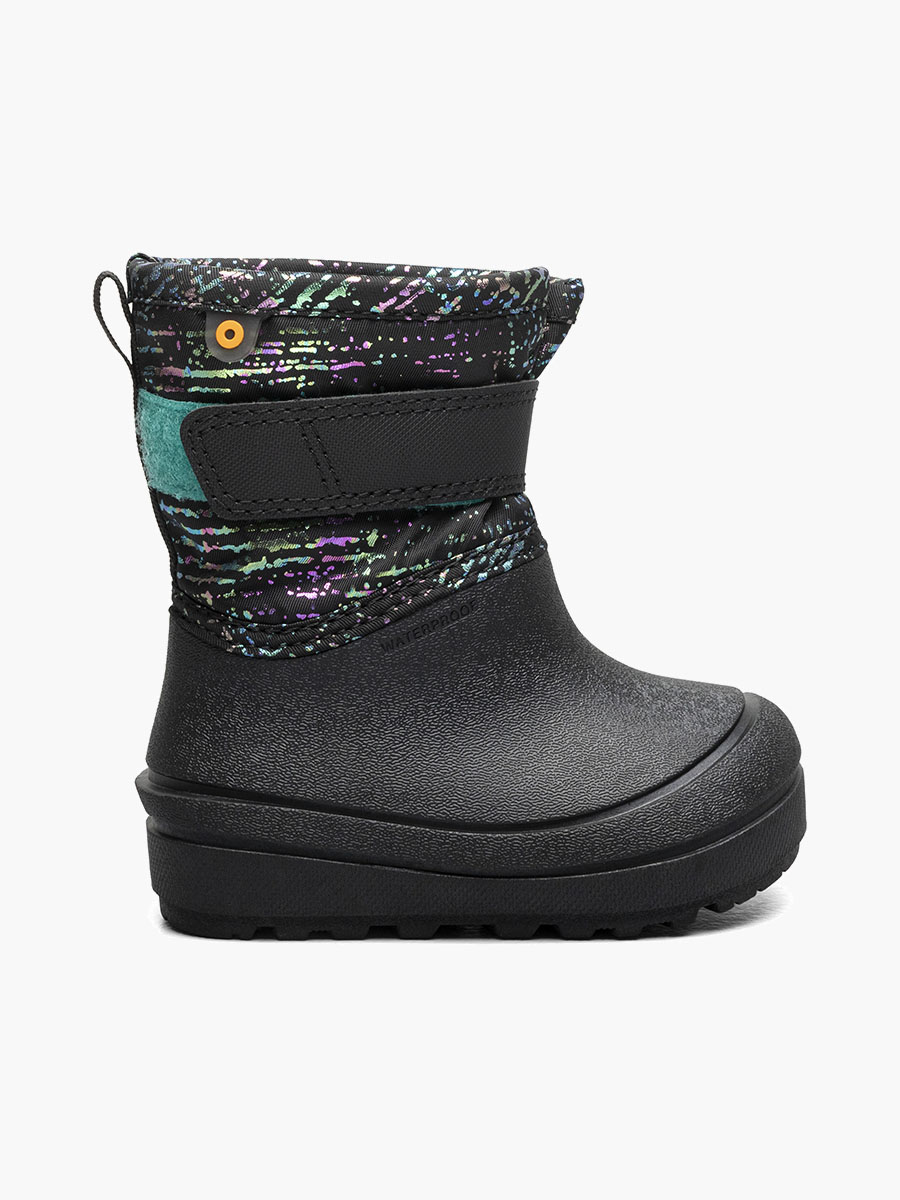 Baby Snow Shell - Metallic Stripes Baby Boots